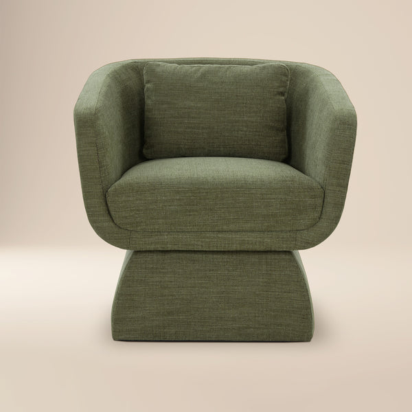 Zeno Lounge Chair | Moss Green