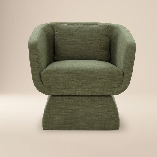 Zeno Lounge Chair | Moss Green