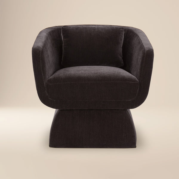 Zeno Lounge Chair | Ganache Brown