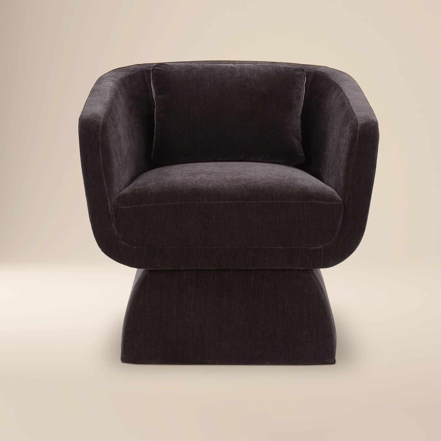 Zeno Lounge Chair | Ganache Brown 