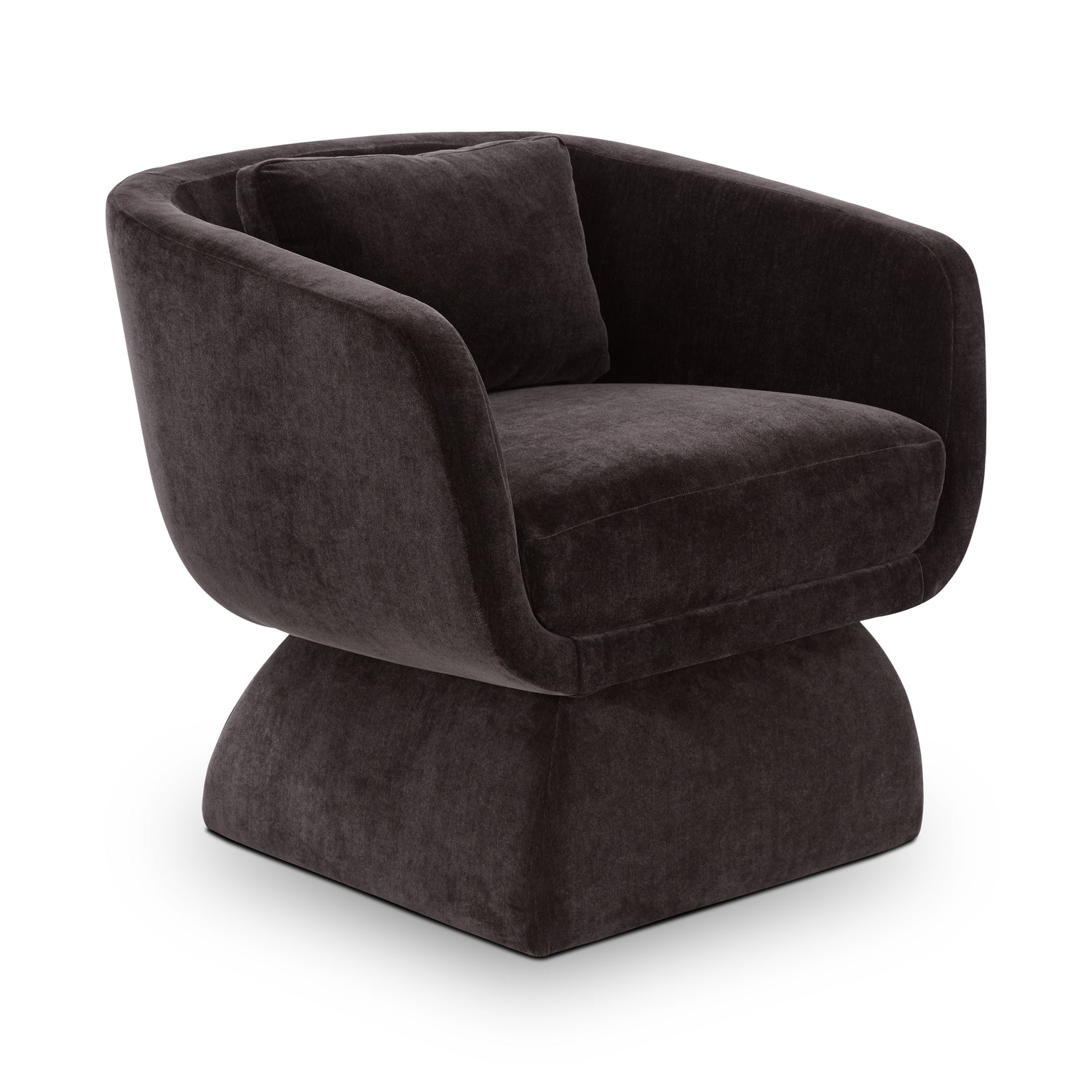 Zeno Lounge Chair | Ganache Brown 