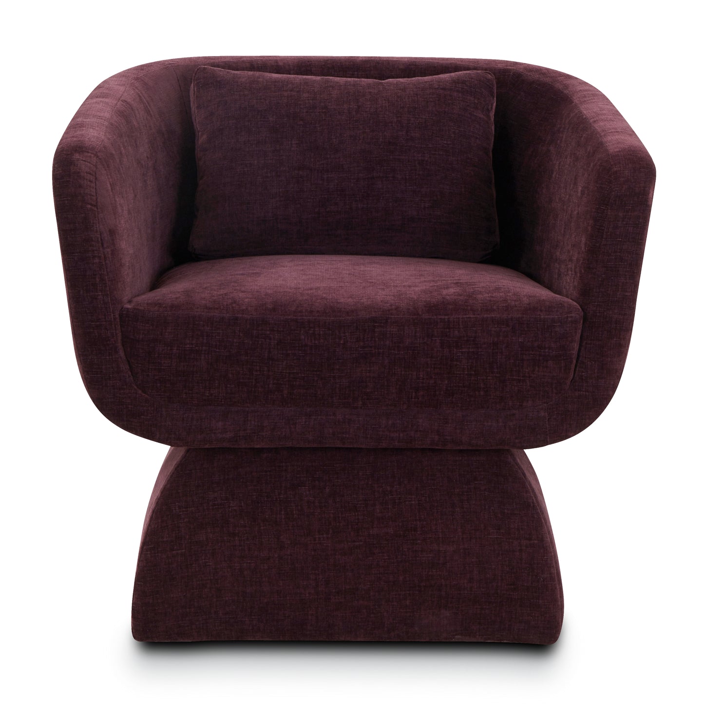 Zeno Lounge Chair | Mello Plum