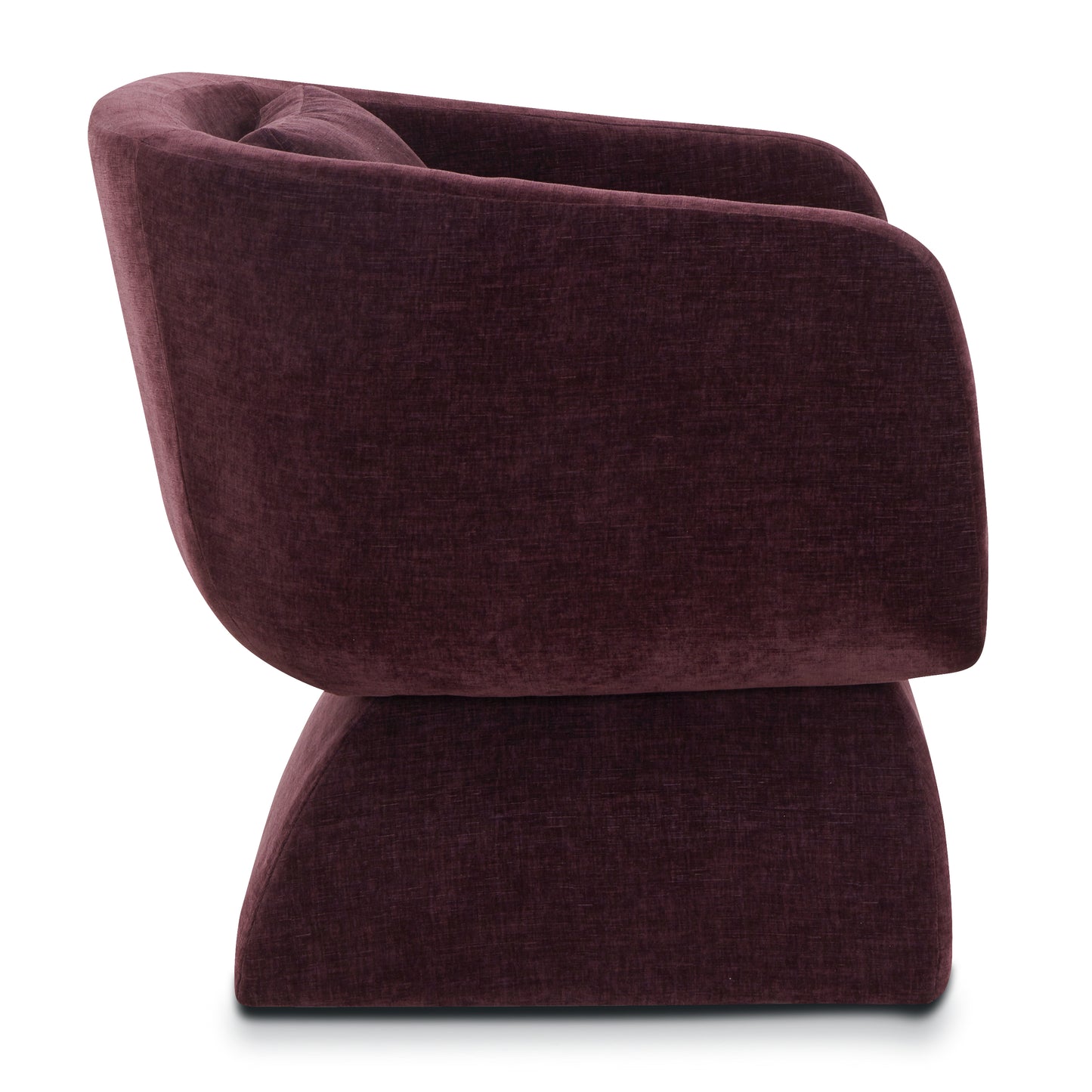 Zeno Lounge Chair | Mello Plum