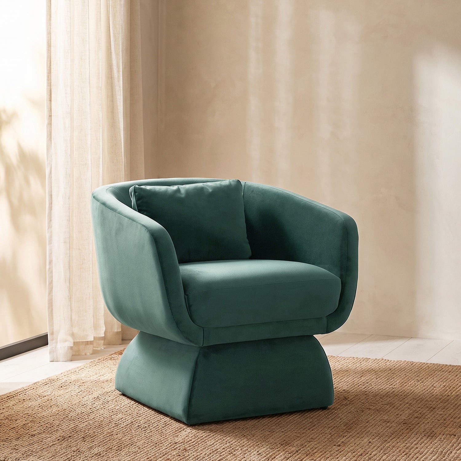 Zeno Lounge Chair | Shadow Teal lifestyle_image