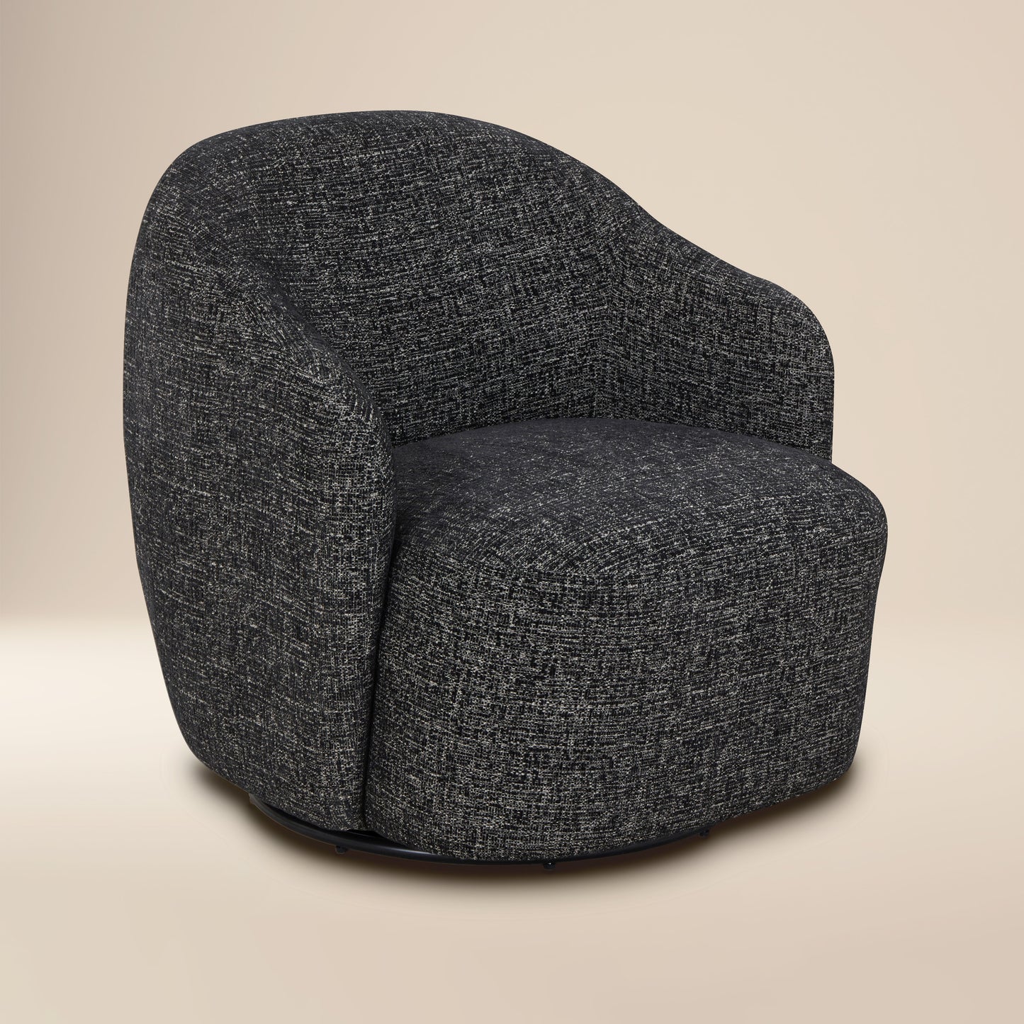 Petal Lounge Chair | Ebony Black