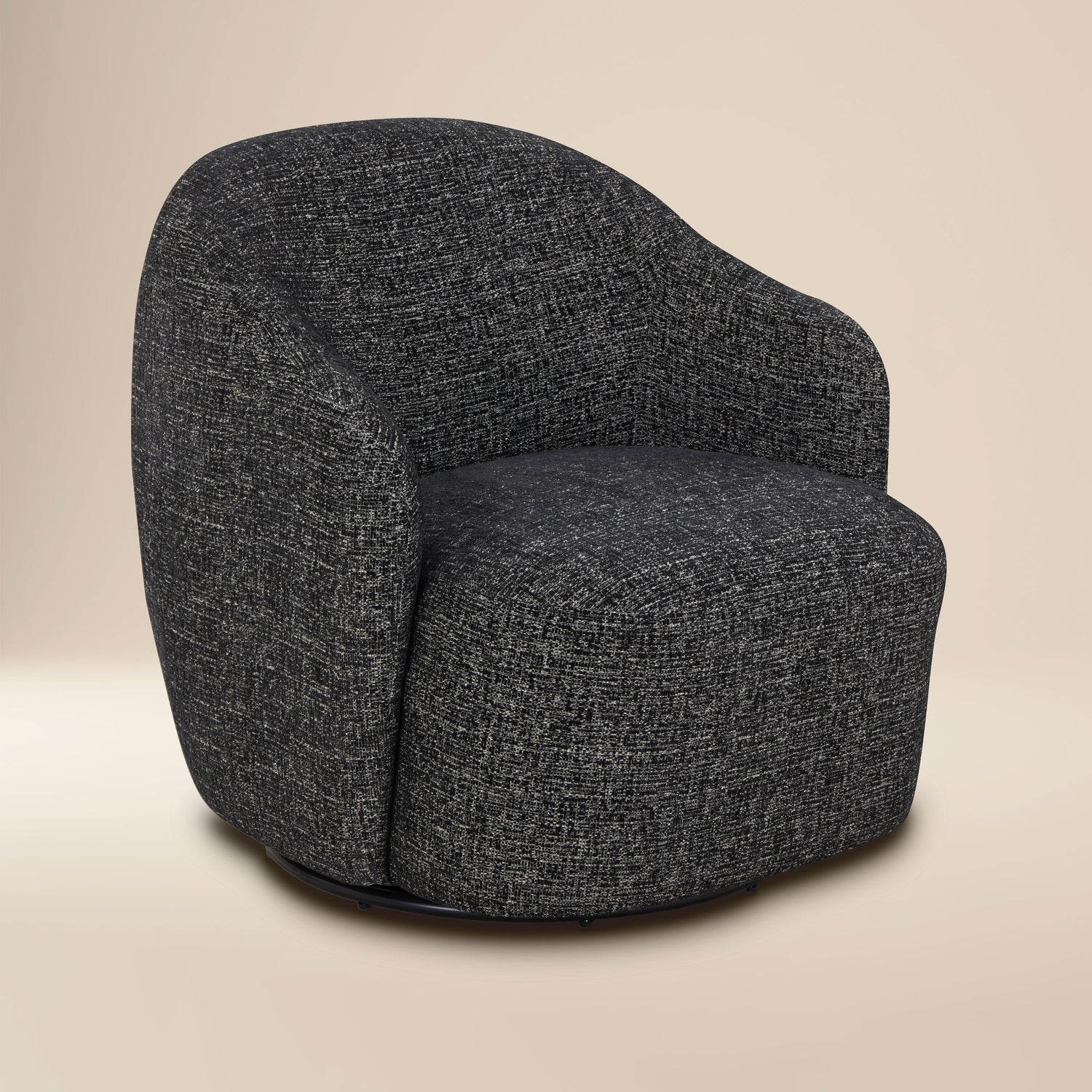 Petal Lounge Chair | Ebony Black 