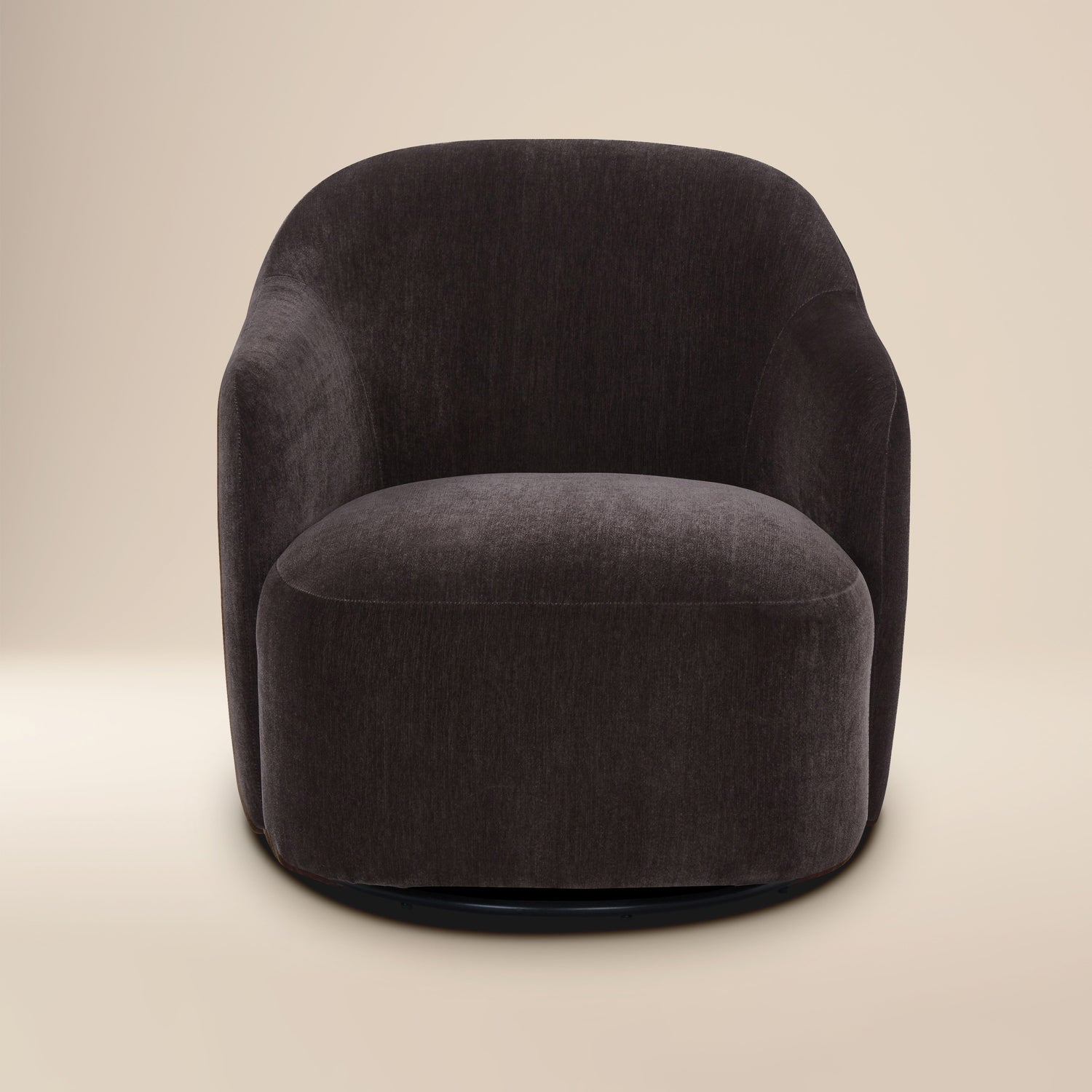 Petal Lounge Chair | Ganache Brown 