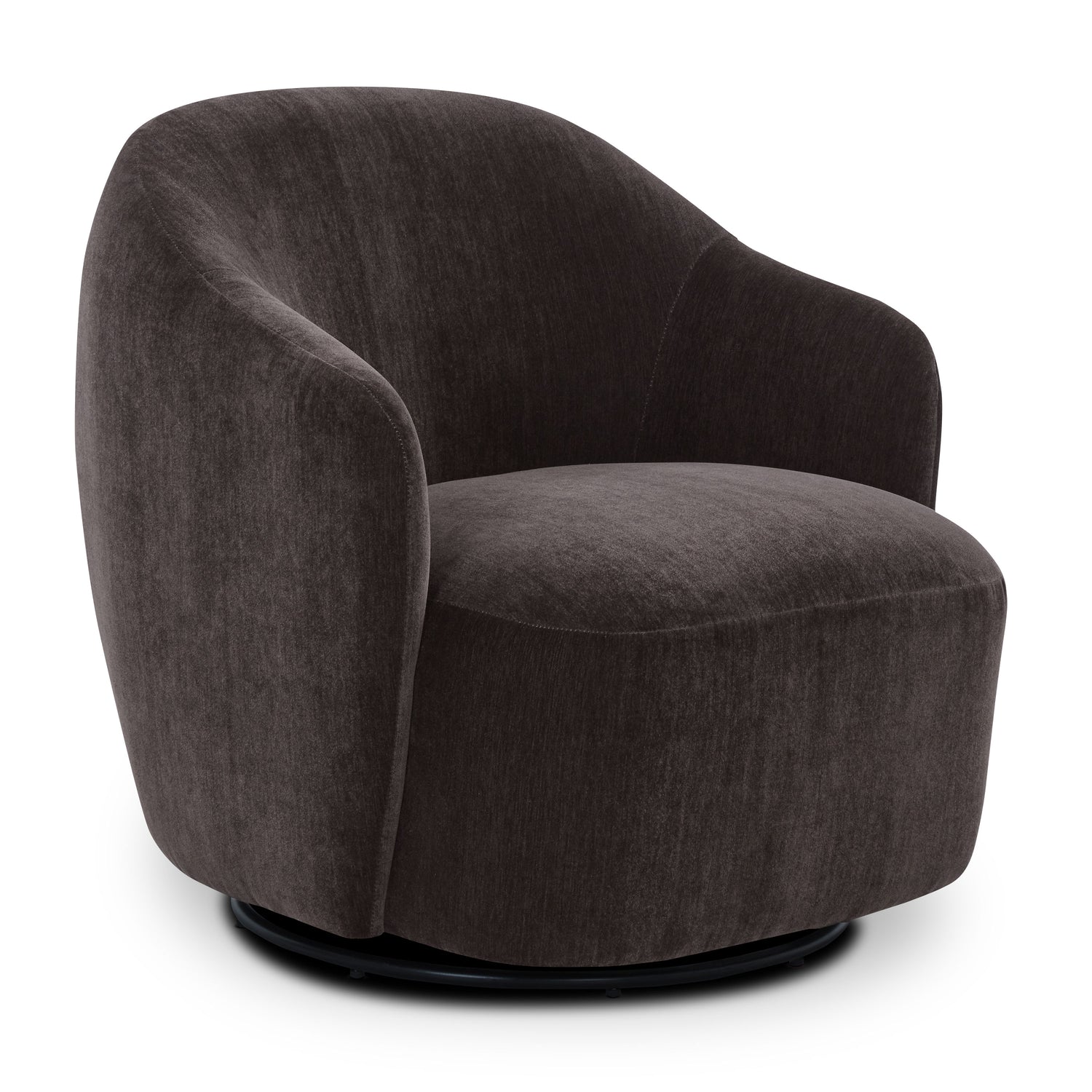 Petal Lounge Chair | Ganache Brown 