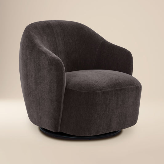 Petal Lounge Chair | Ganache Brown