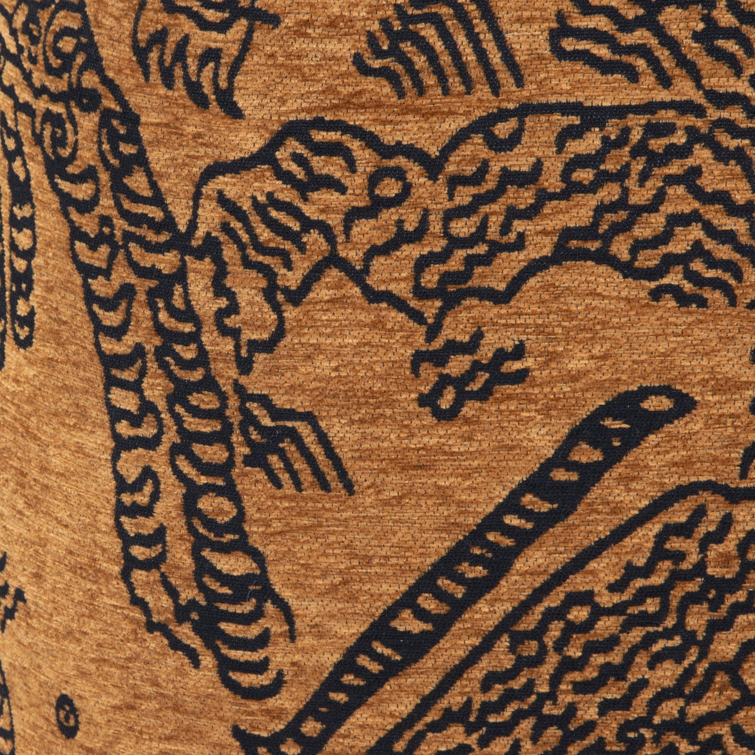 Petal Lounge Chair | Jacquard Brown 