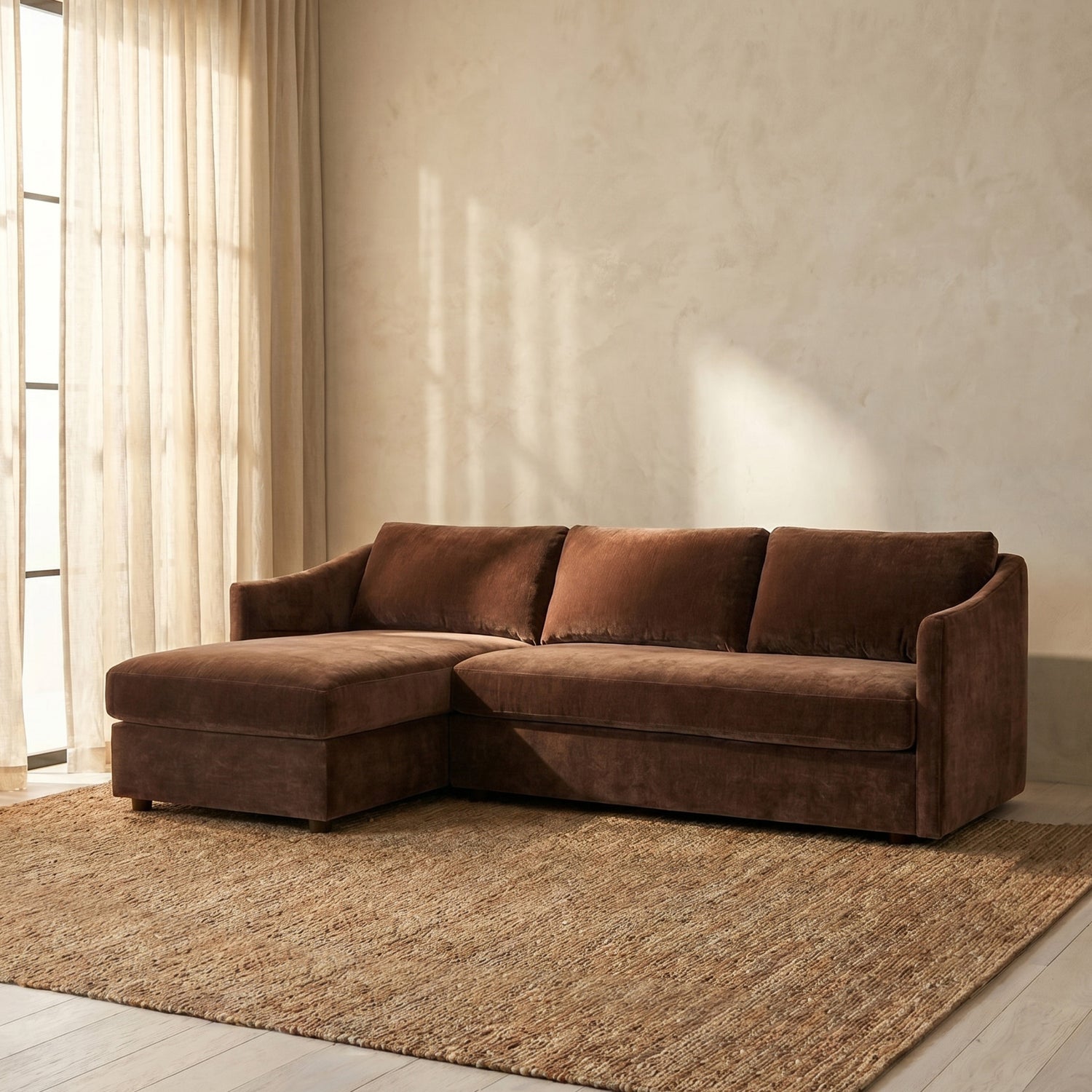 Nervan Reversible Chaise Sectional (105.5