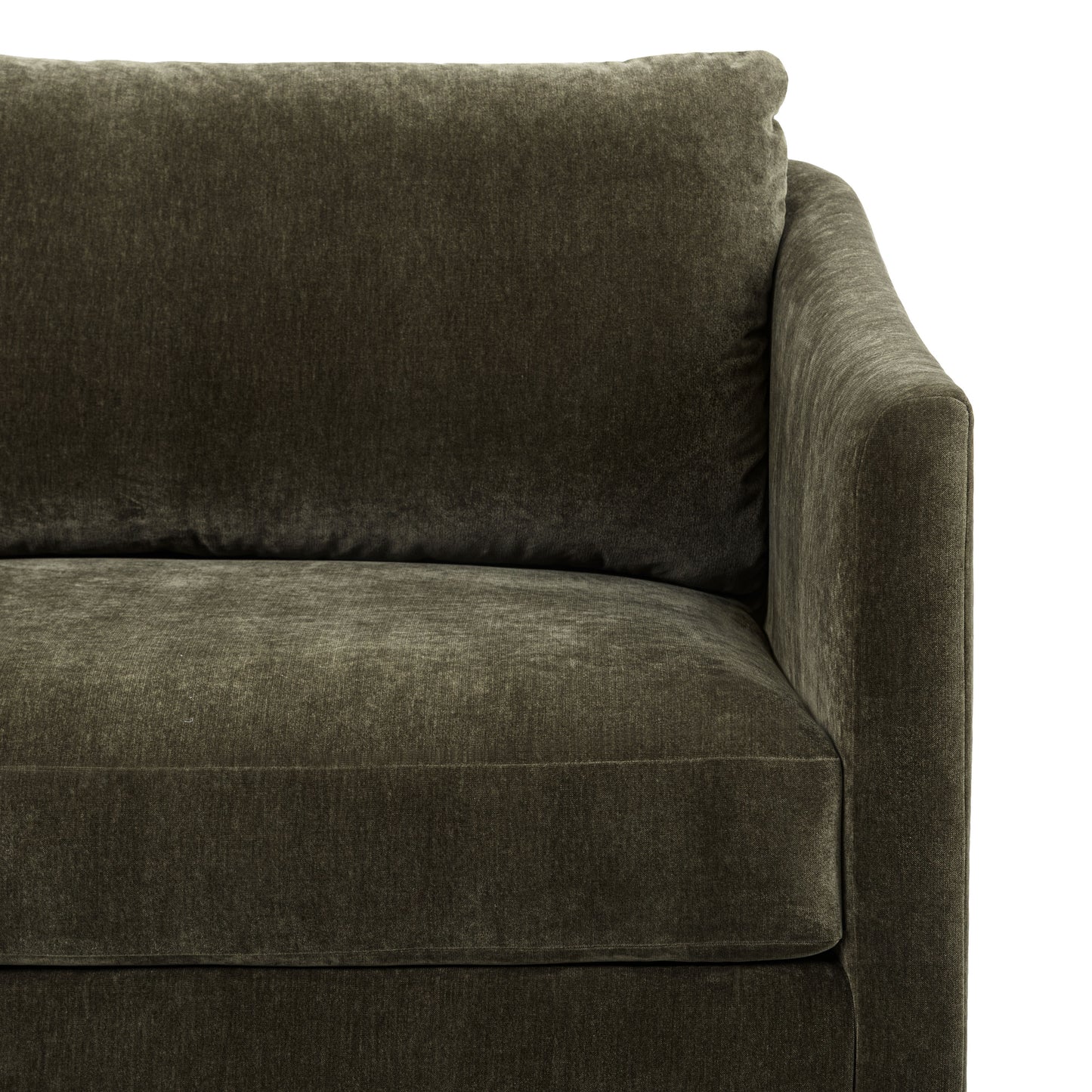 Nervan Reversible Chaise Sectional (105.5") | Lume Green