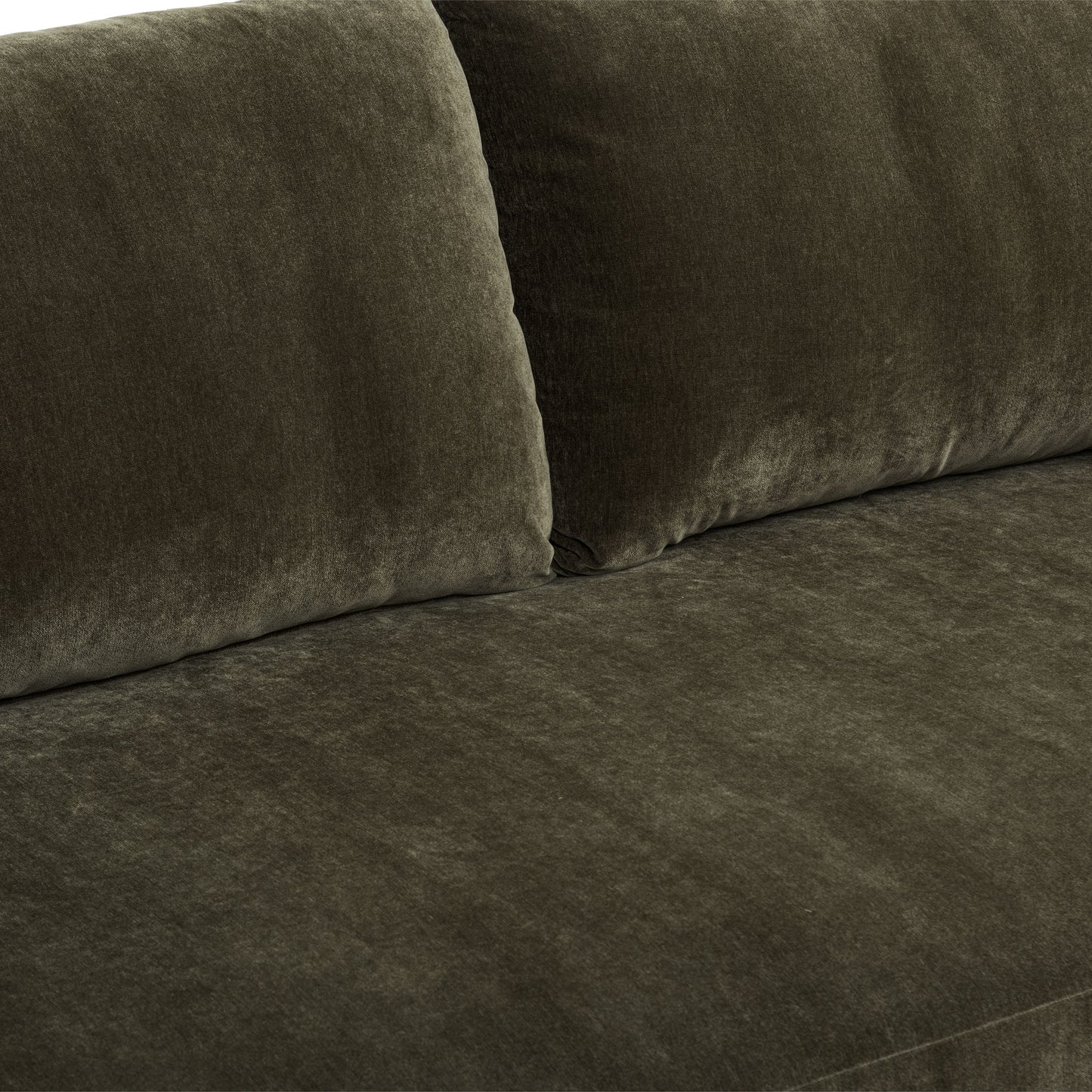 Nervan Reversible Chaise Sectional (105.5") | Lume Green