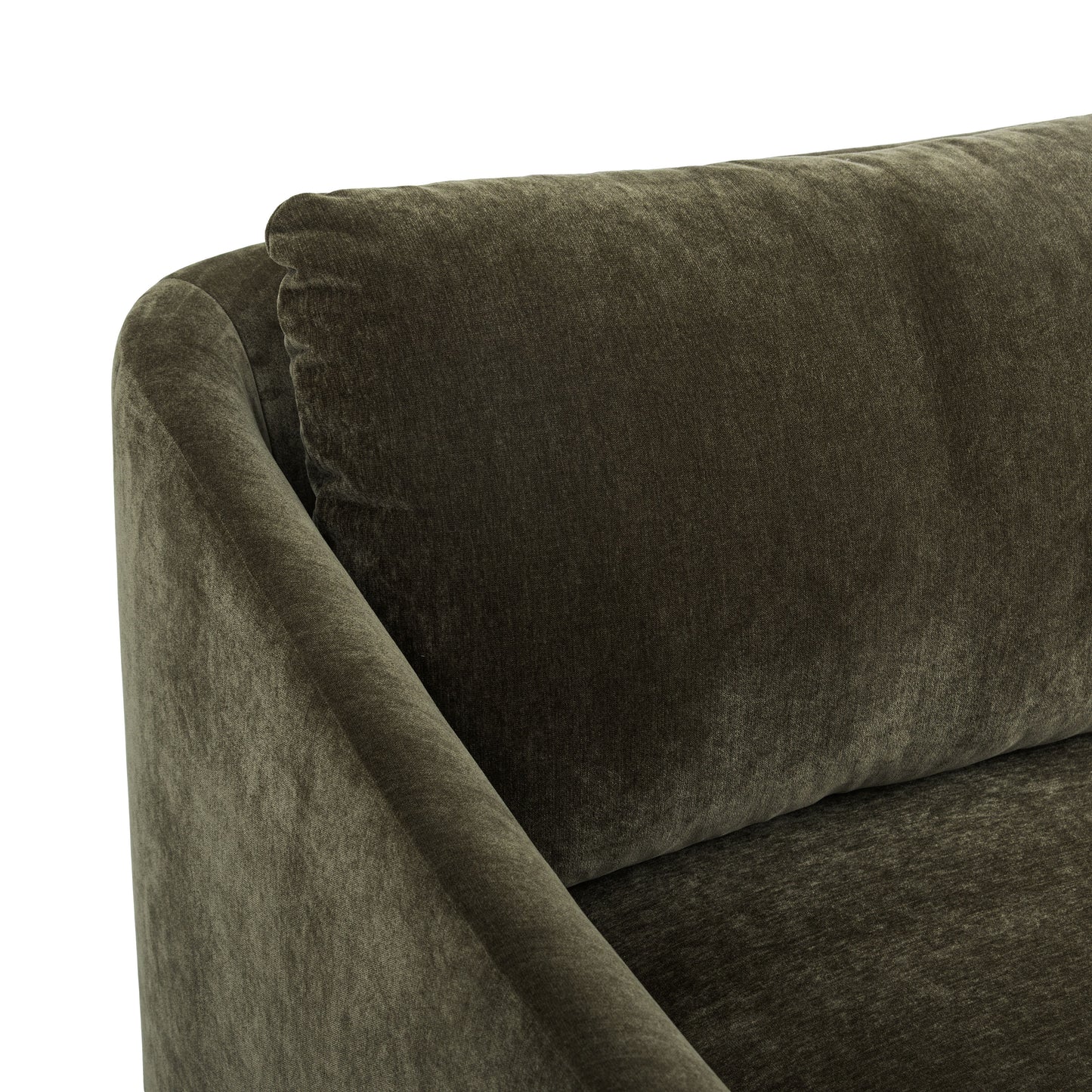Nervan Reversible Chaise Sectional (105.5") | Lume Green