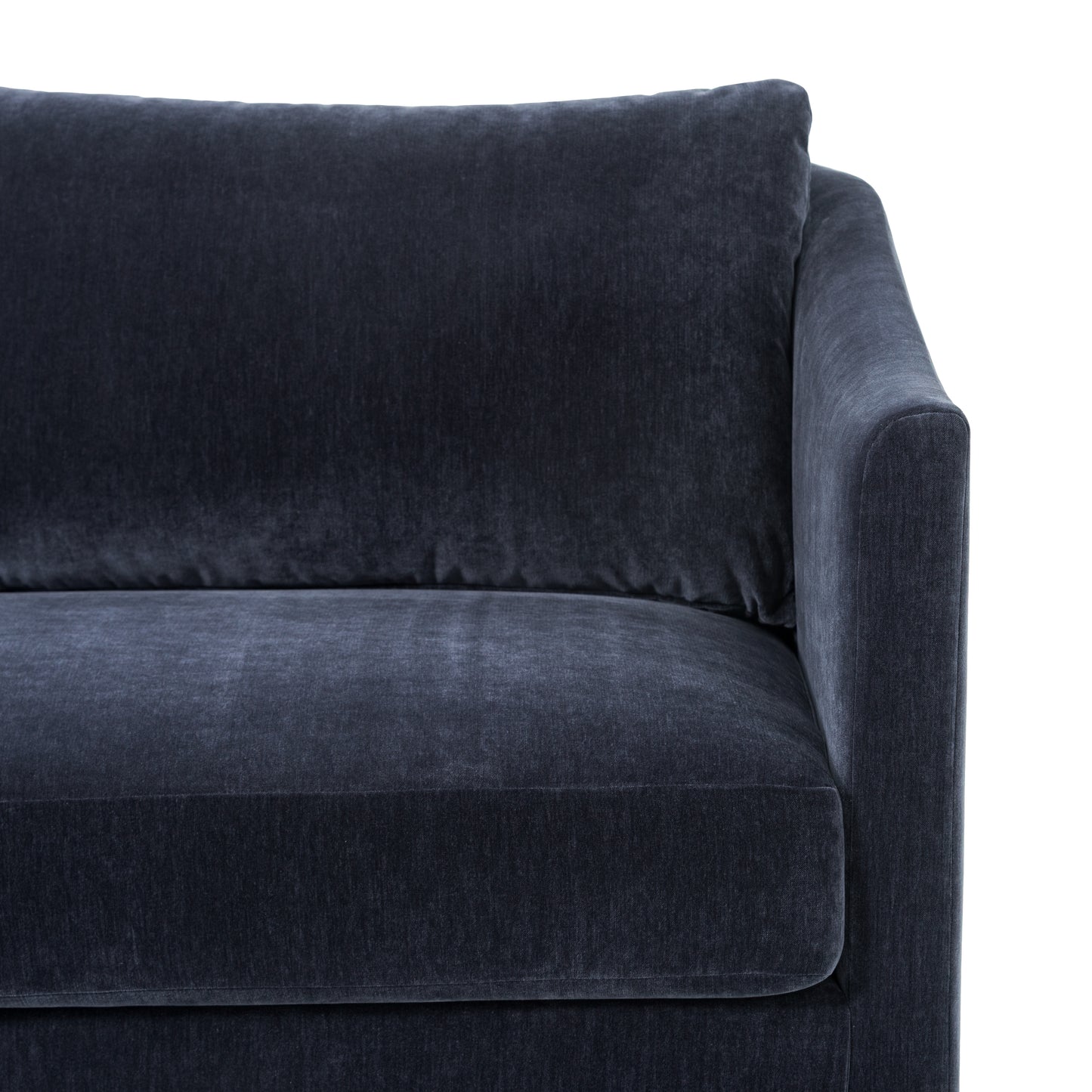 Nervan Reversible Chaise Sectional (105.5") - Mystic Blue