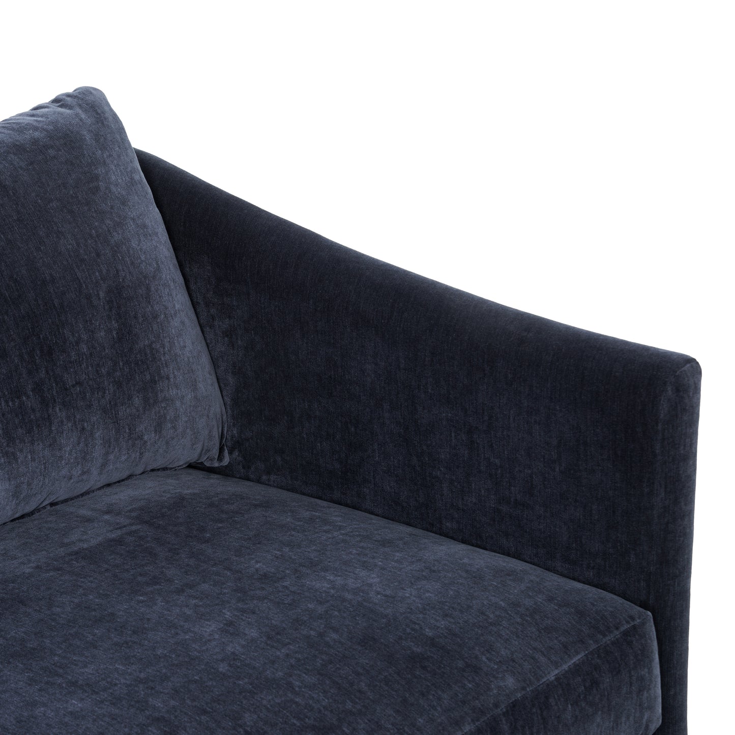 Nervan Reversible Chaise Sectional (105.5") - Mystic Blue