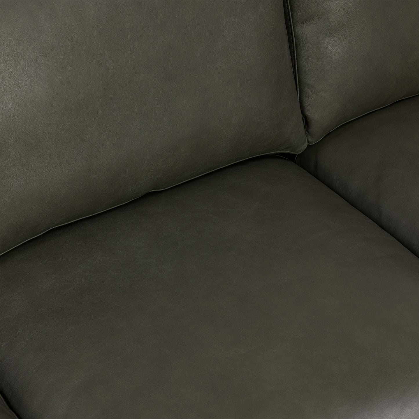 Atlas 88" Leather Sofa | Olivine Green