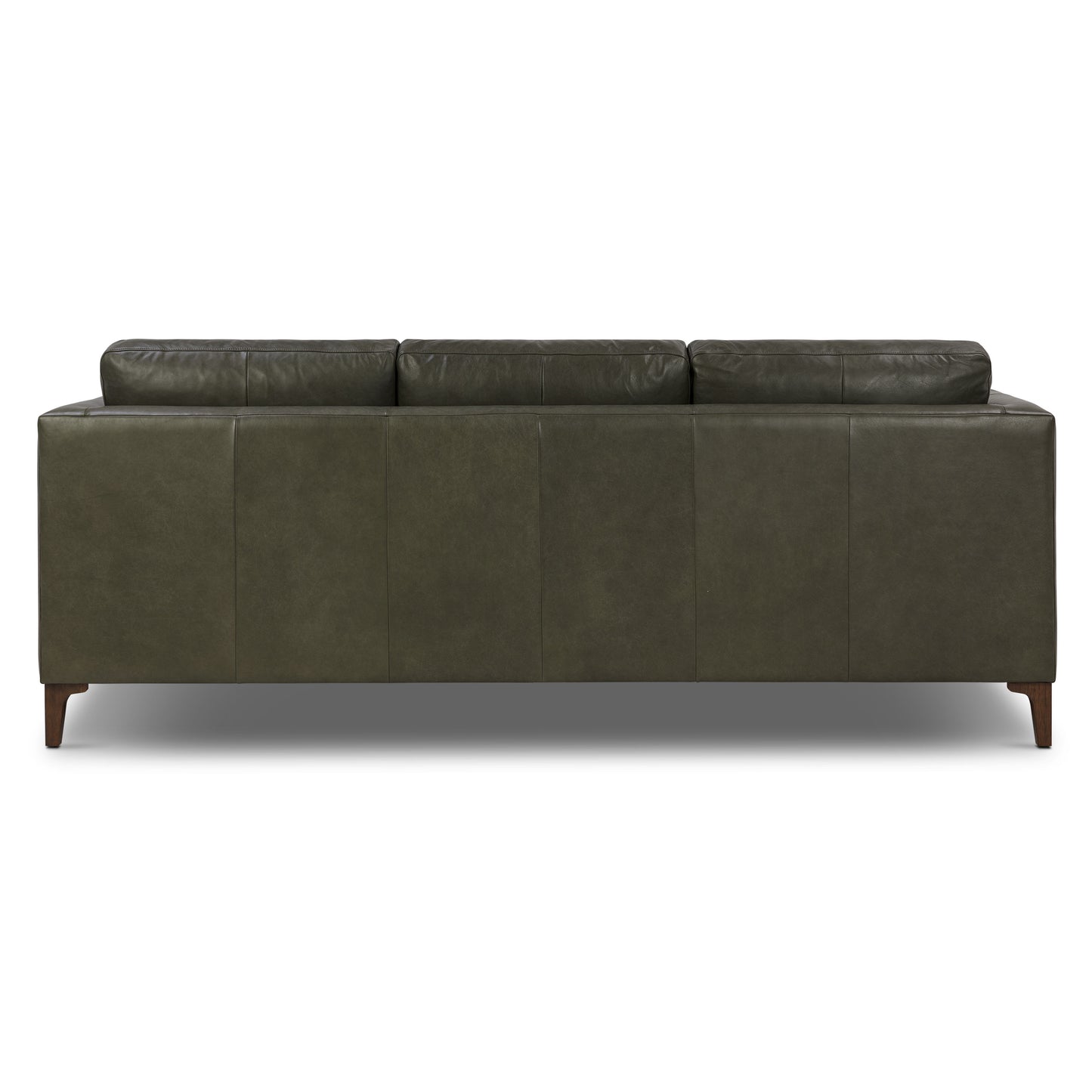 Atlas 88" Leather Sofa | Olivine Green