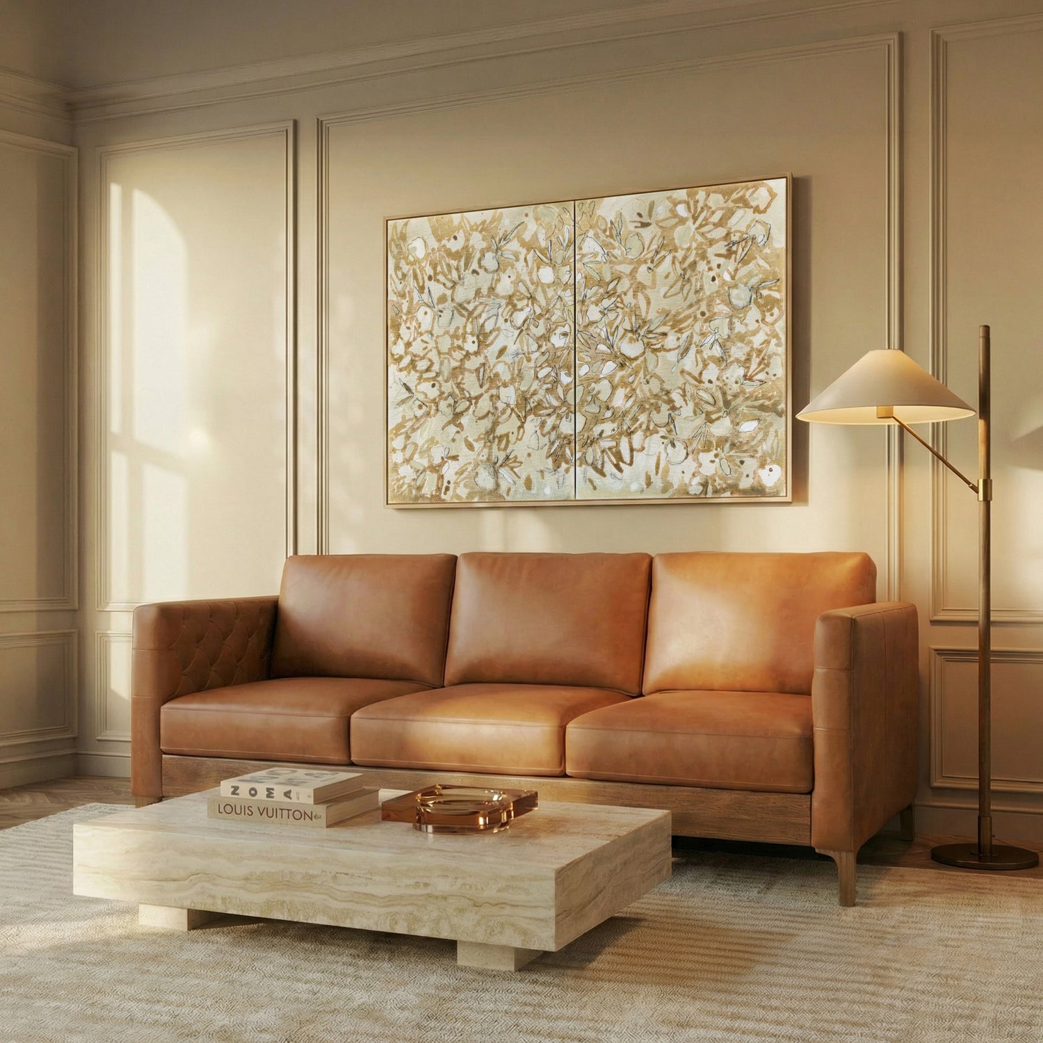 Atlas Leather Sofa (88