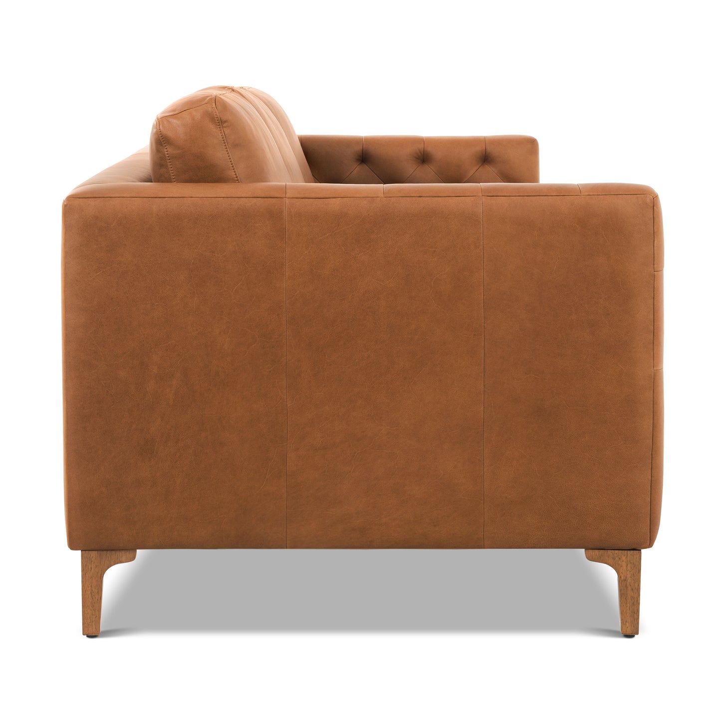 Atlas Leather Sofa (88") | Saddle Tan