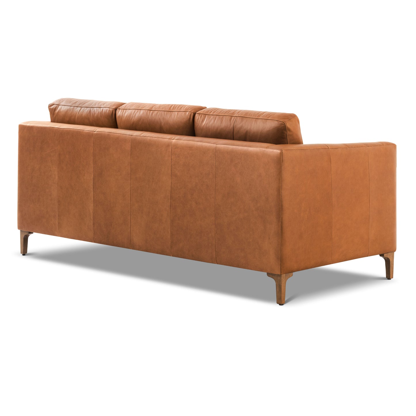Atlas Leather Sofa (88") | Saddle Tan
