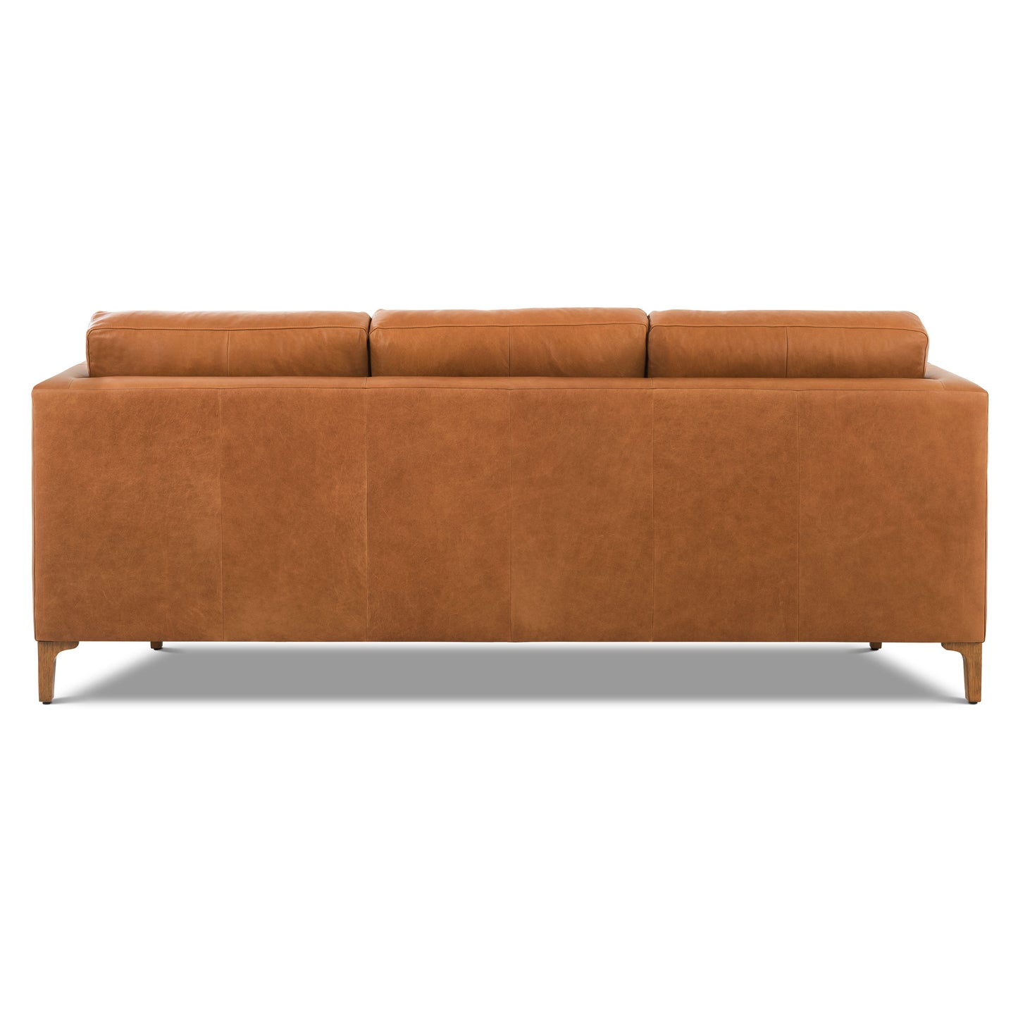 Atlas Leather Sofa (88") | Saddle Tan
