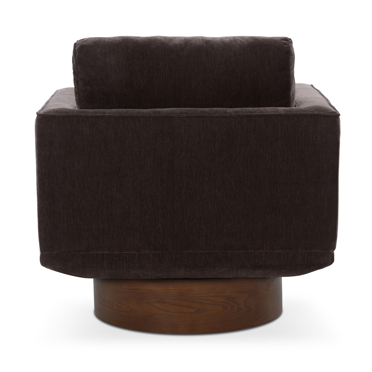 Nera Swivel Lounge Chair | Ganache Brown