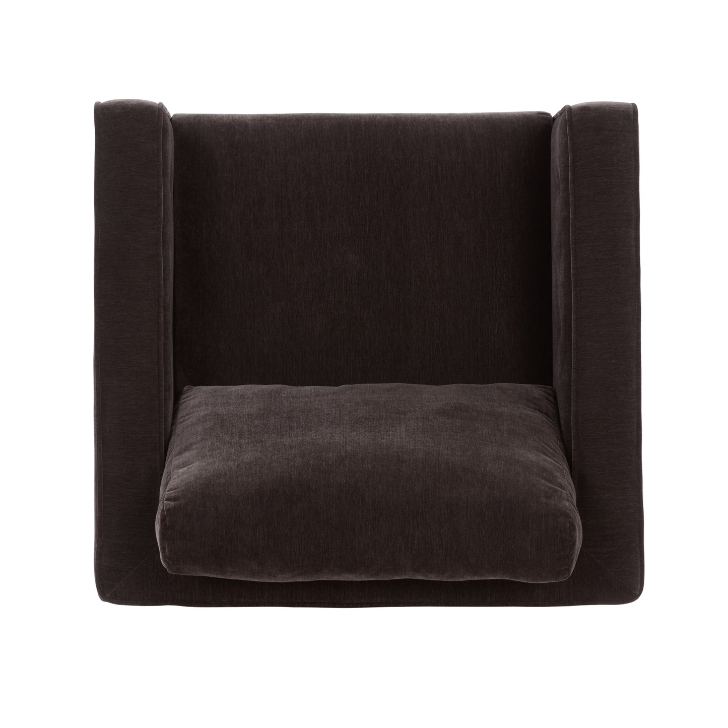 Nera Swivel Lounge Chair | Ganache Brown
