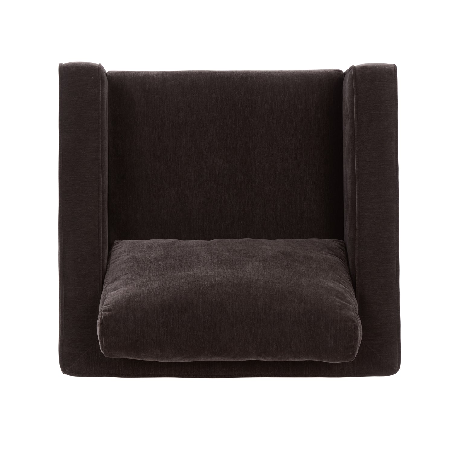 Nera Swivel Lounge Chair | Ganache Brown 
