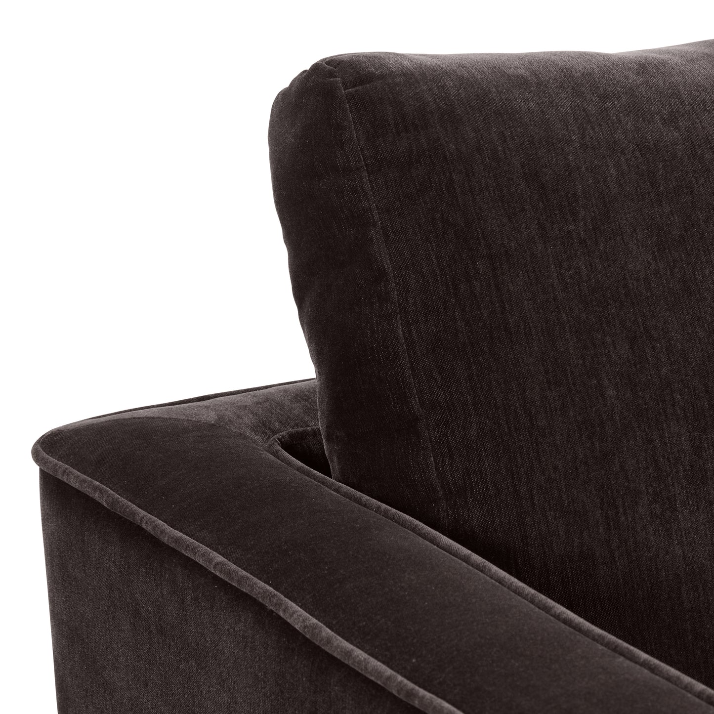 Nera Swivel Lounge Chair | Ganache Brown