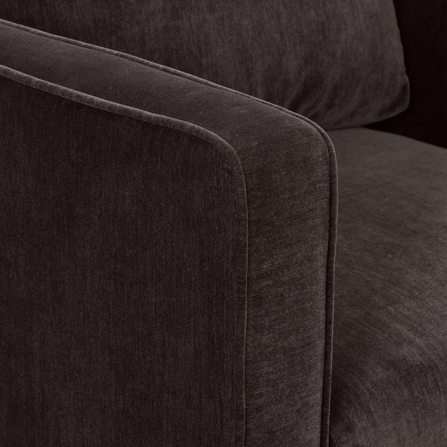 Nera Swivel Lounge Chair | Ganache Brown