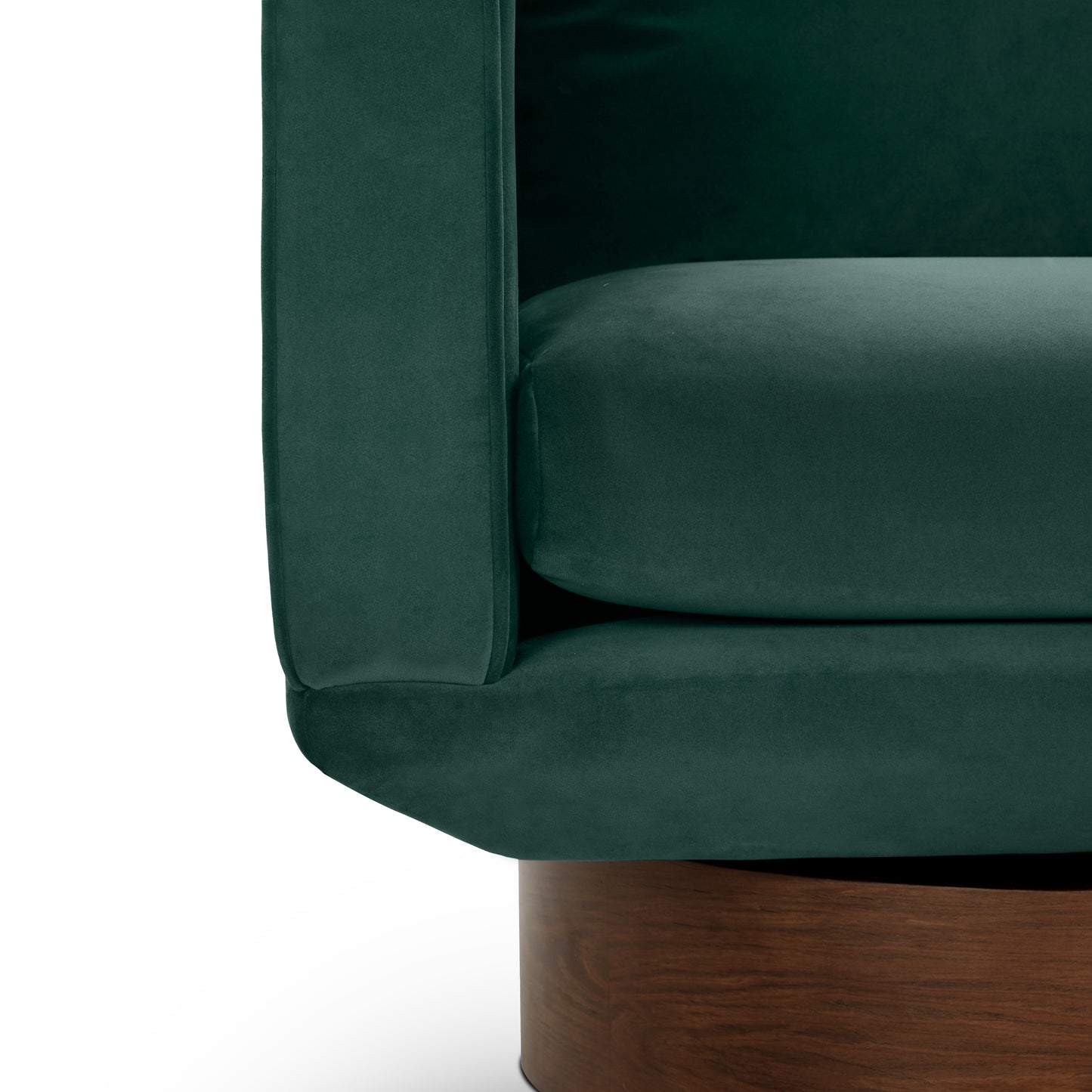 Nera Swivel Lounge Chair | Shadow Teal