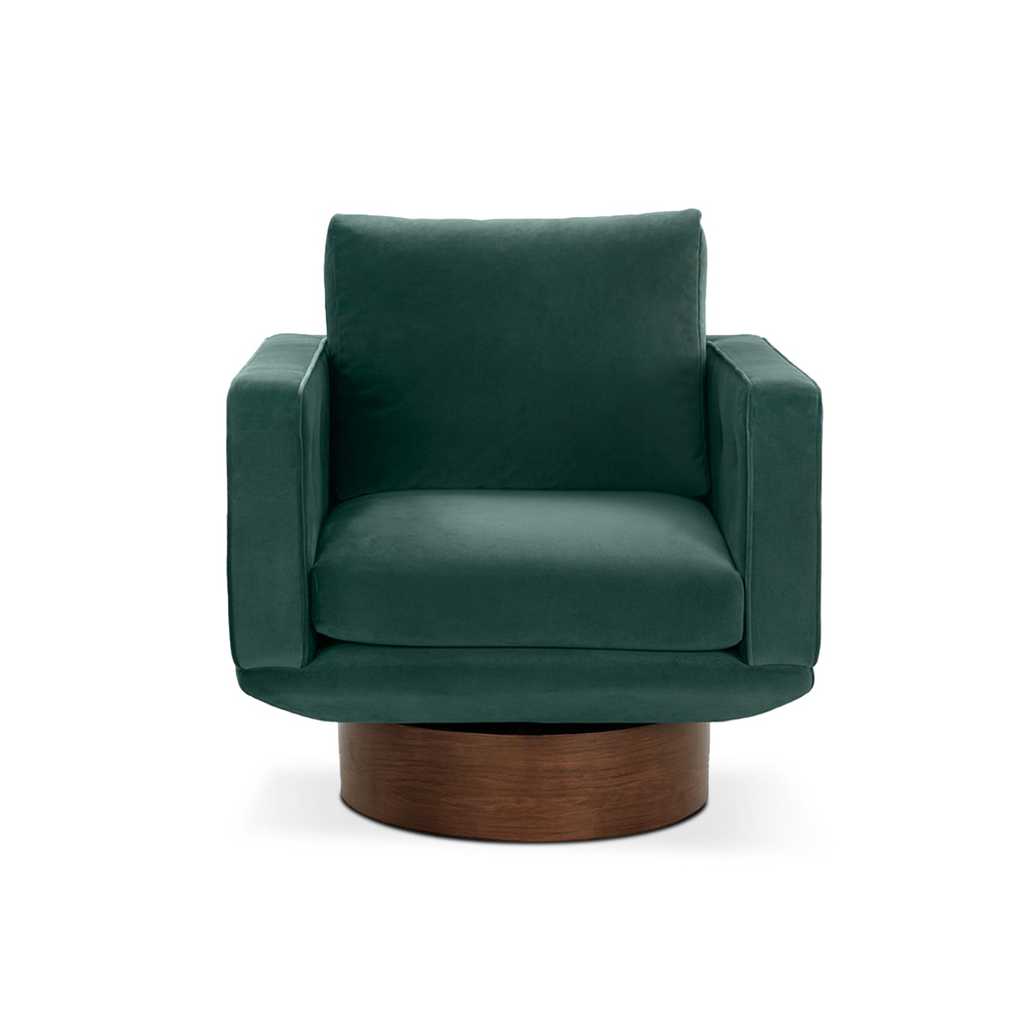 Nera Swivel Lounge Chair | Shadow Teal