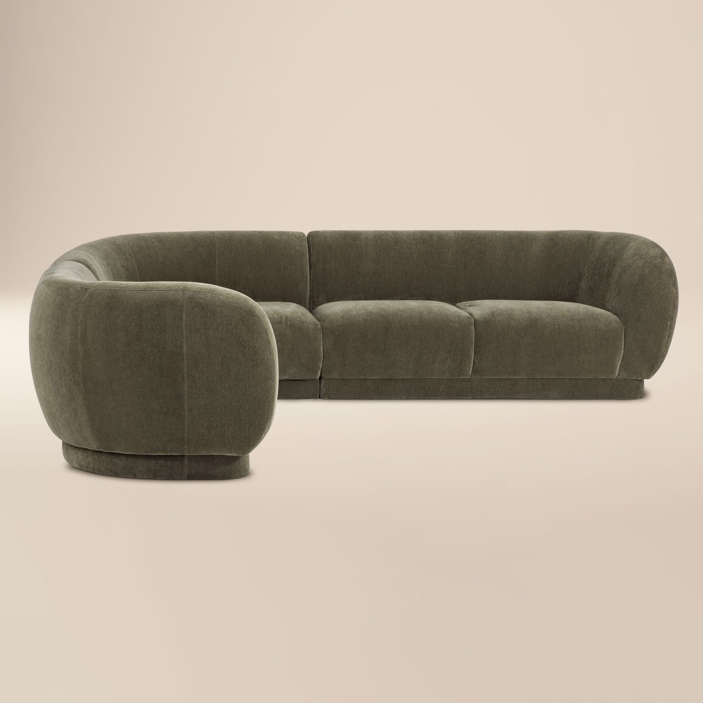 Balvano 3-Piece L-Shaped Sectional (128") | Lume Green