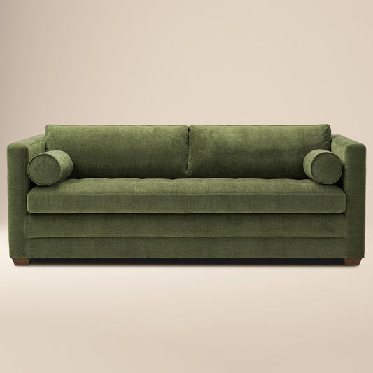 Napa 82" Pull-Out Sofa Bed | Distressed Green