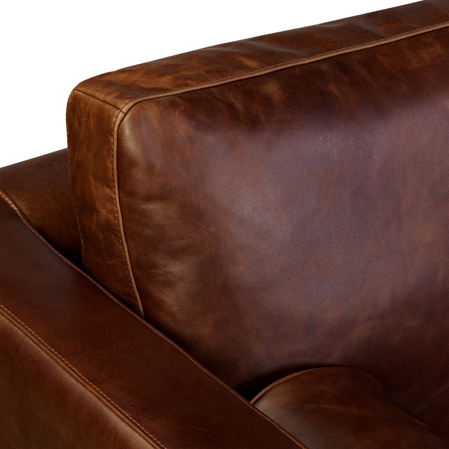 Napa 82" Leather Pull-Out Convertible Sleeper Sofa | Oscuro Brown