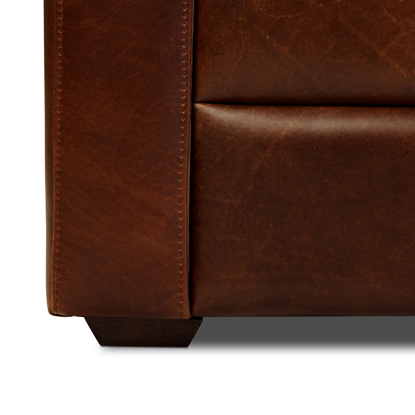 Napa 82" Leather Pull-Out Convertible Sleeper Sofa | Oscuro Brown