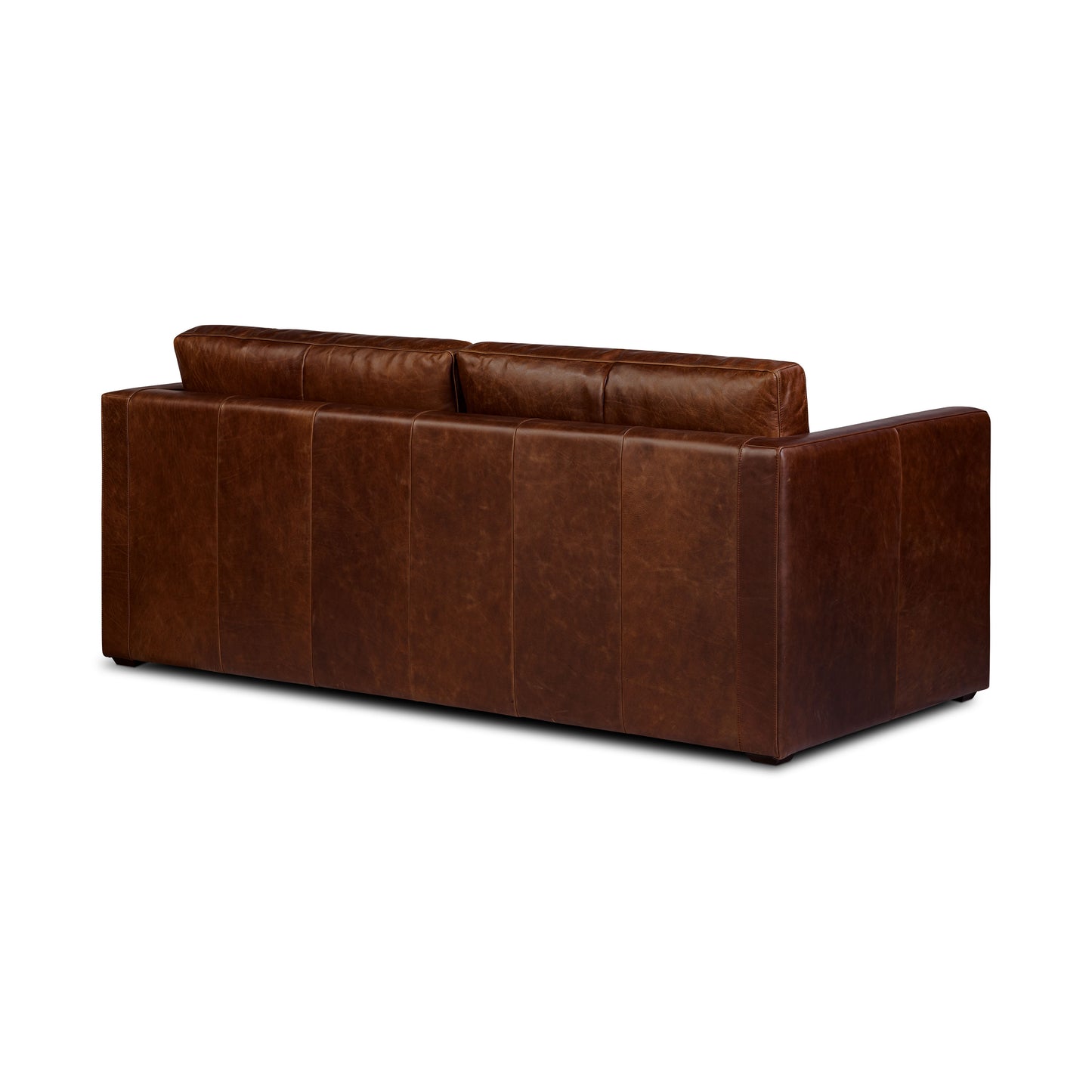 Napa 82" Leather Pull-Out Convertible Sleeper Sofa | Oscuro Brown