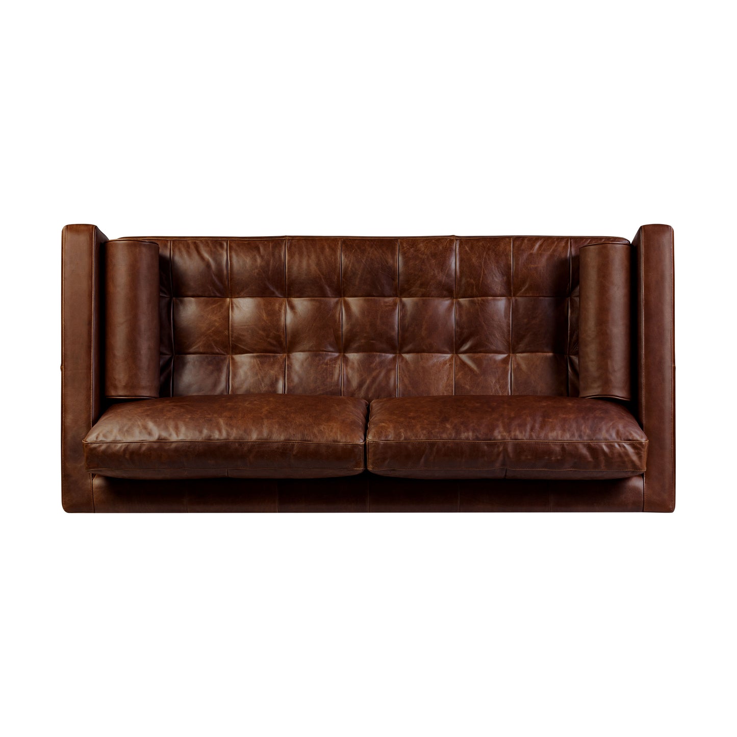 Napa 82" Leather Pull-Out Convertible Sleeper Sofa | Oscuro Brown