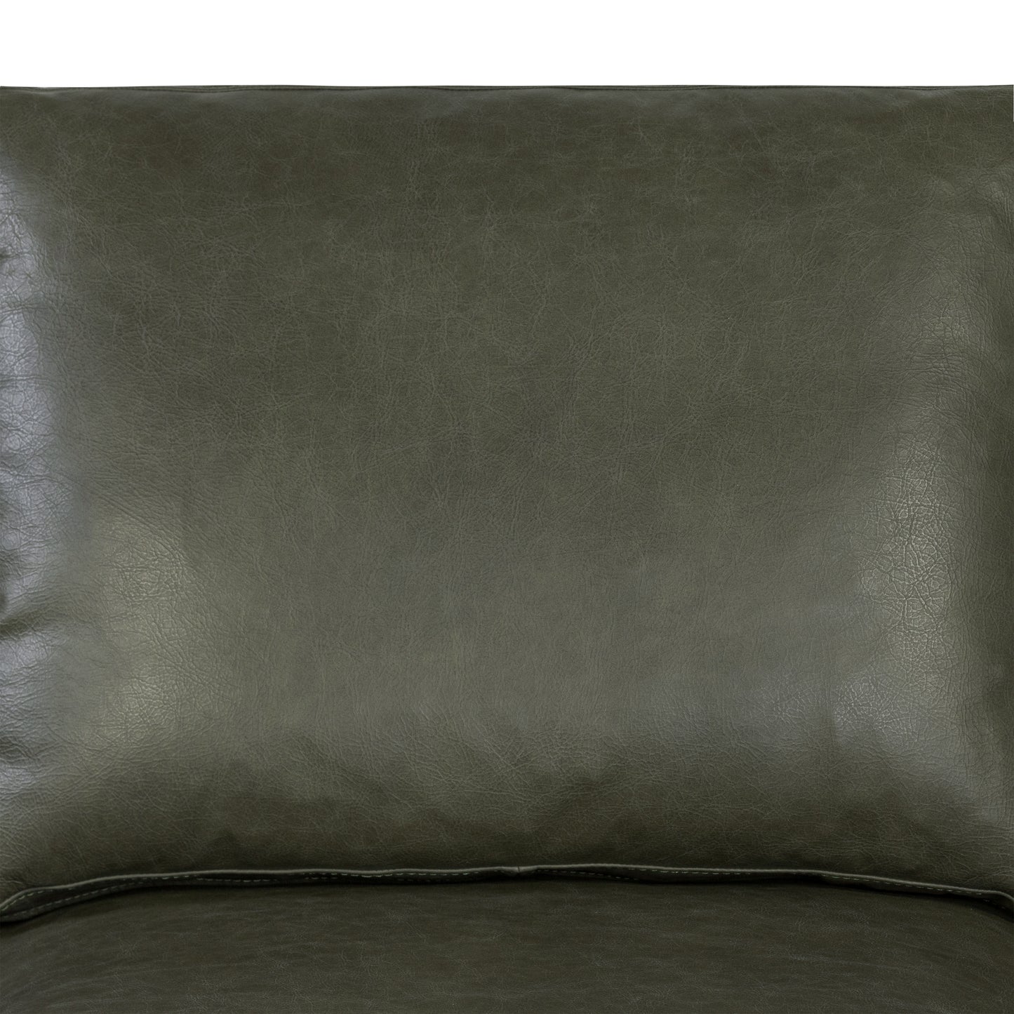 Sorrento 78" Leather Pull-Out Convertible Sleeper Sofa | Olivine Green