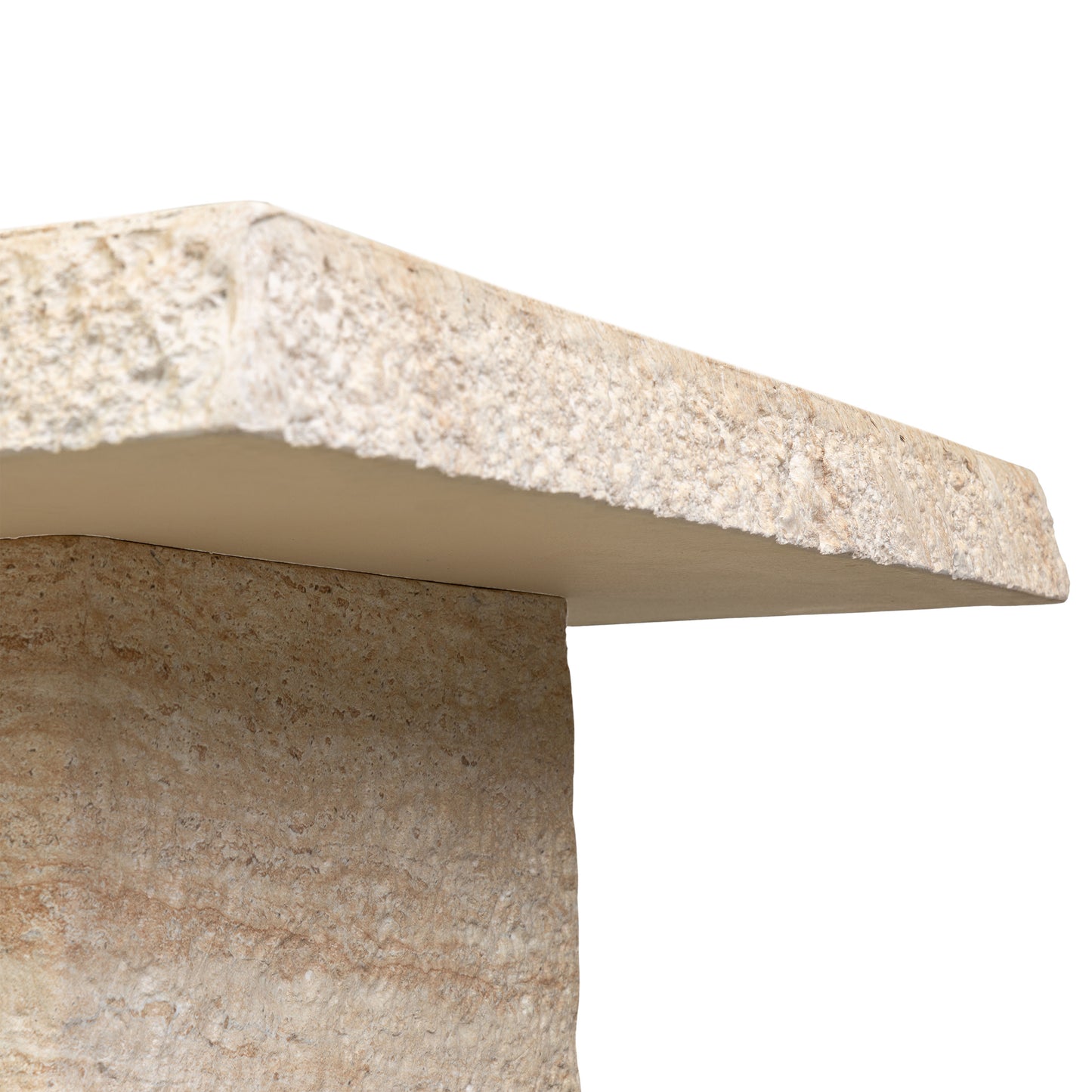 Stilo 35" Coffee Table | Travertine