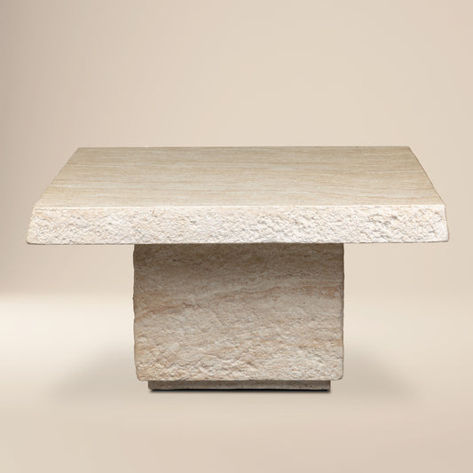 Stilo 35" Coffee Table | Travertine
