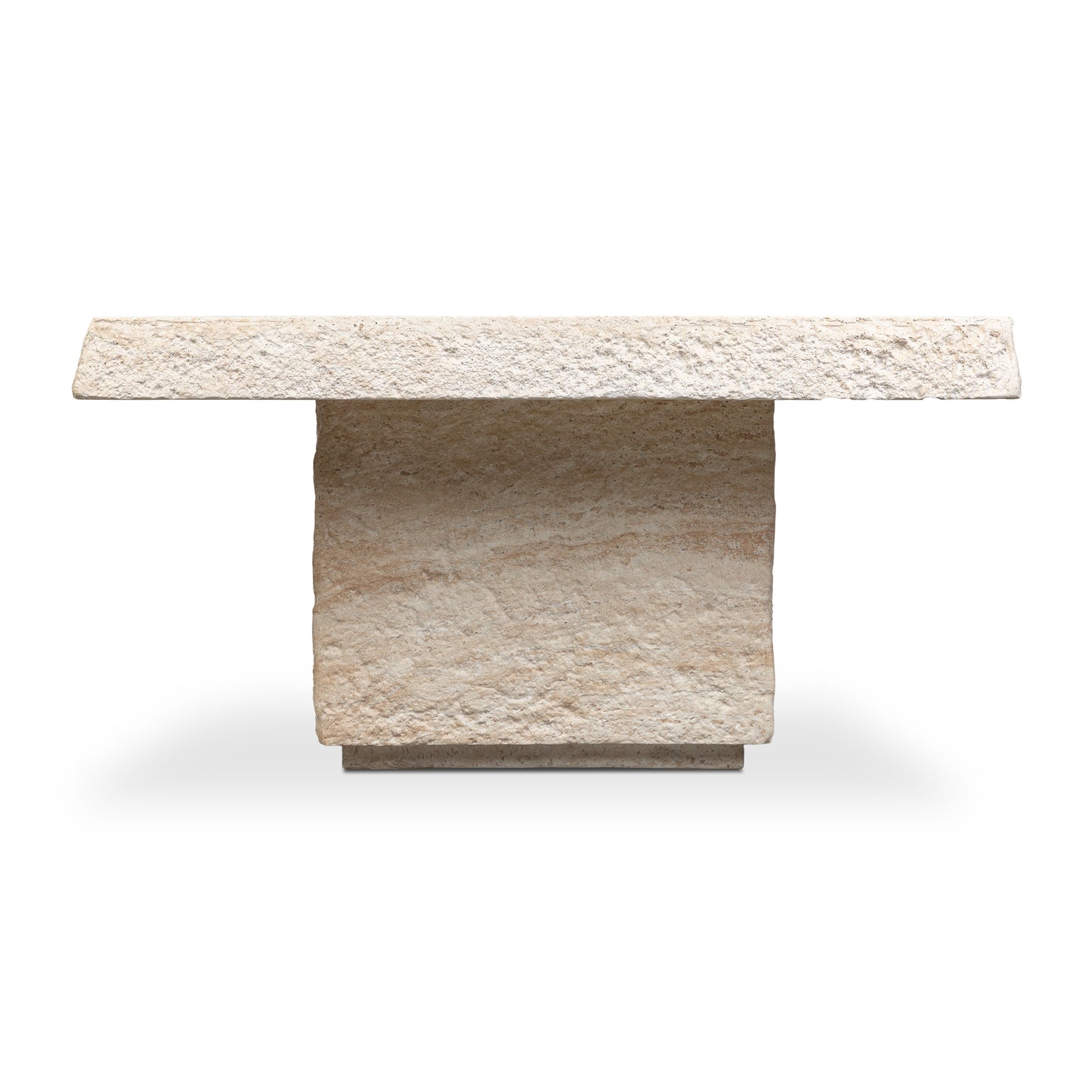 Stilo 35" Coffee Table | Travertine