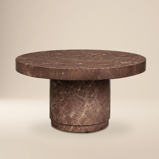 Treso 38" Coffee Table | Bordeaux Red