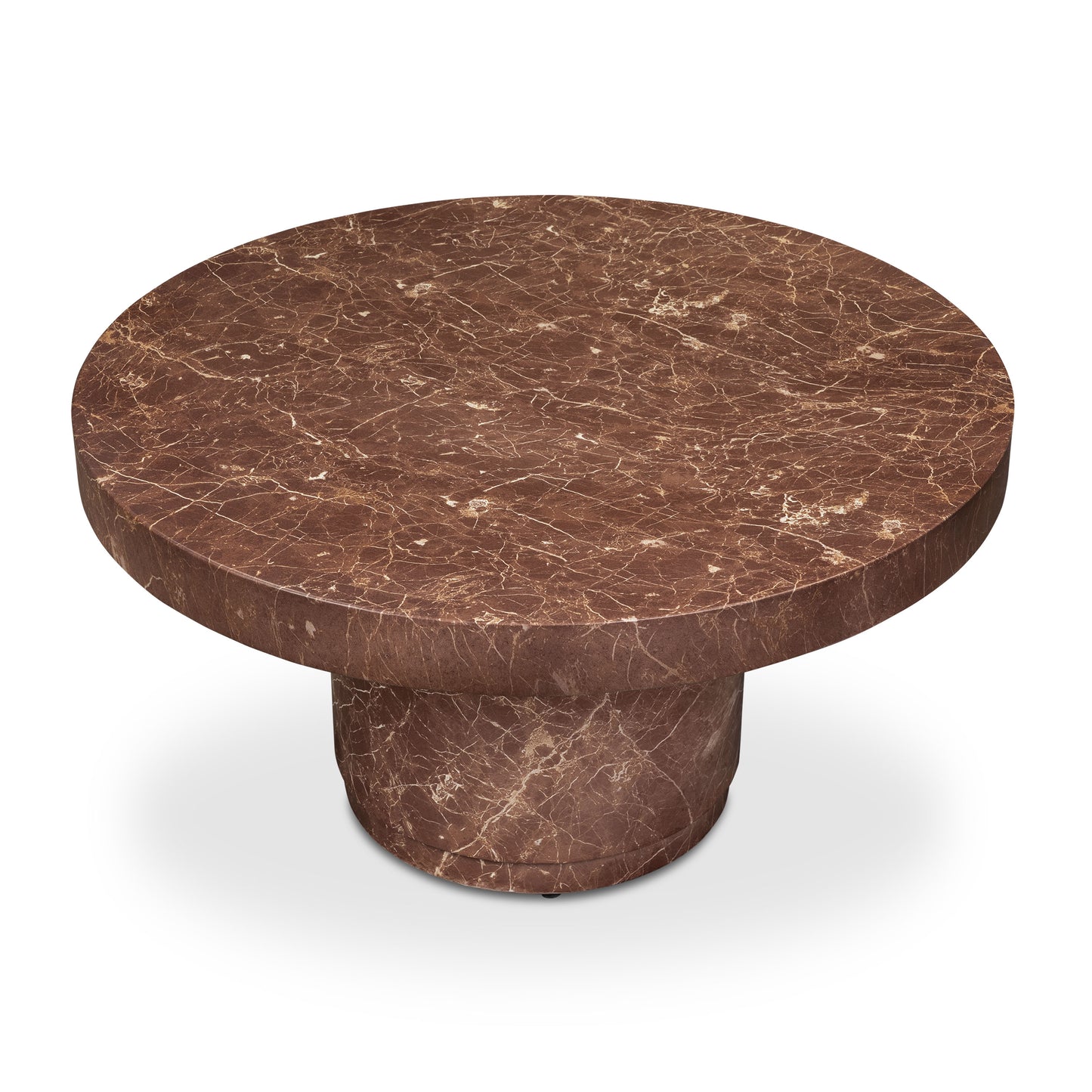 Treso 38" Coffee Table | Bordeaux Red