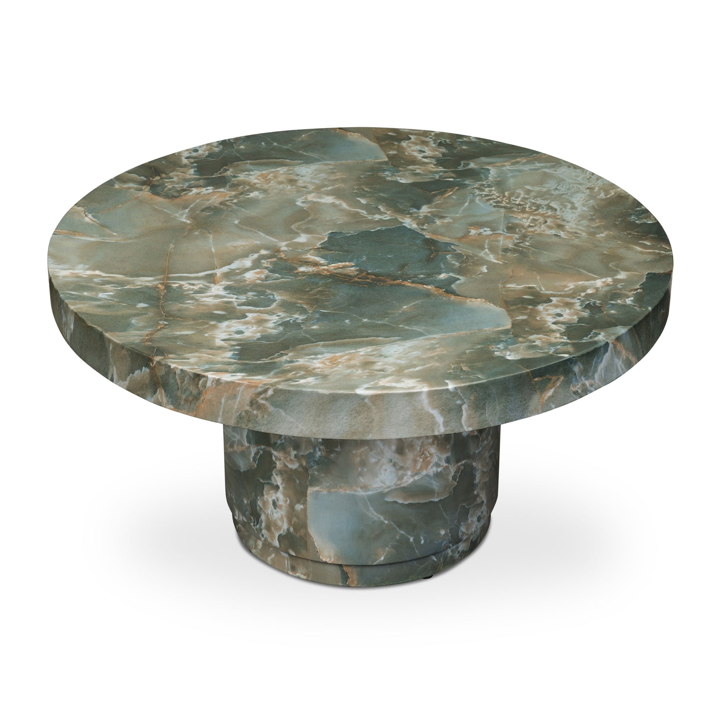 Treso 38" Coffee Table | Jade Green