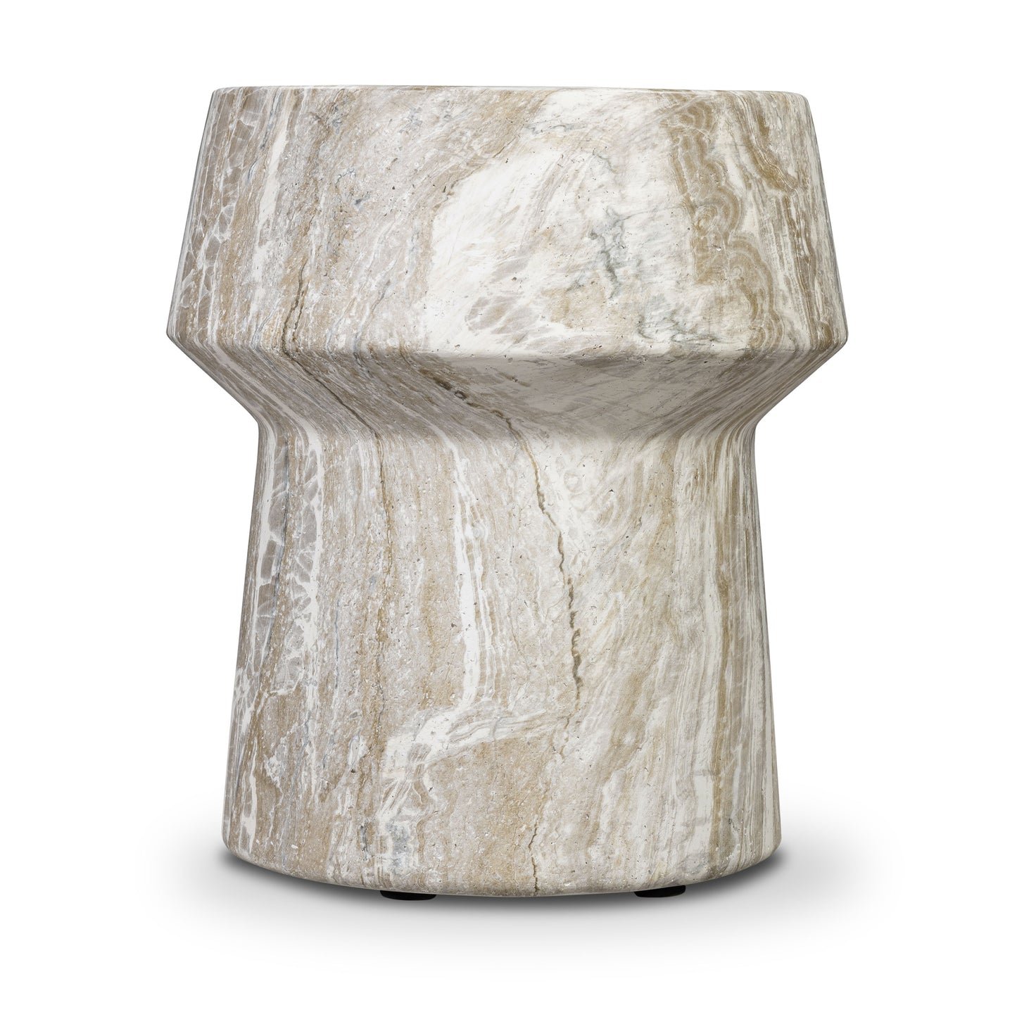 Zyra 18" Side Table | Olivestone Green