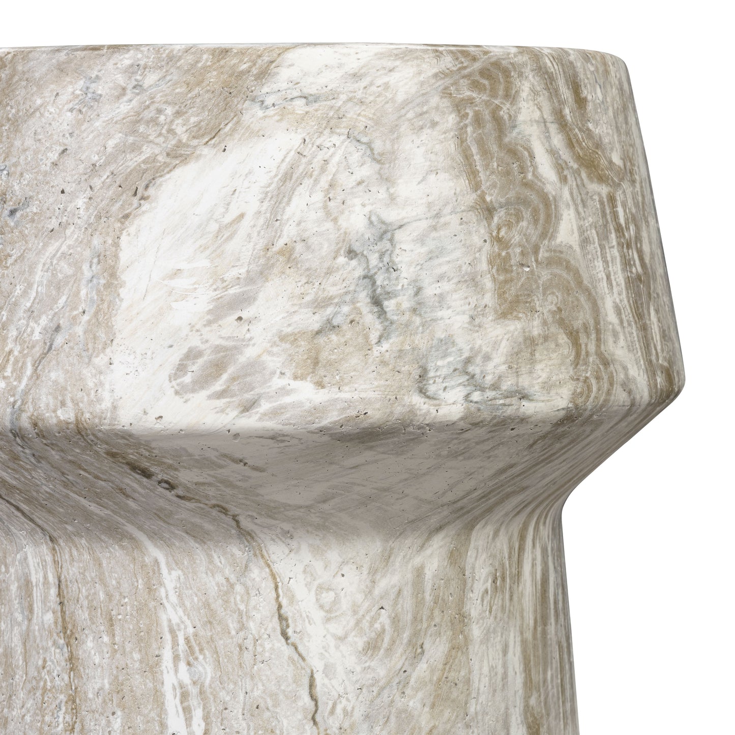 Zyra 18" Side Table | Olivestone Green