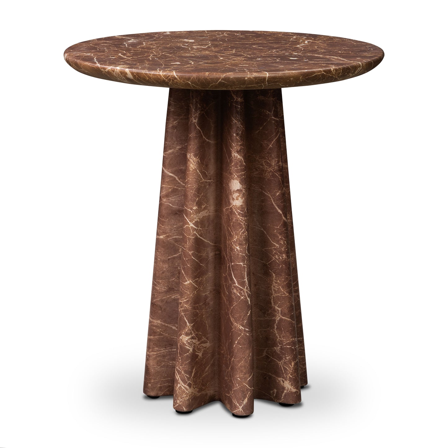 Folda 18" Side Table | Bordeaux Red