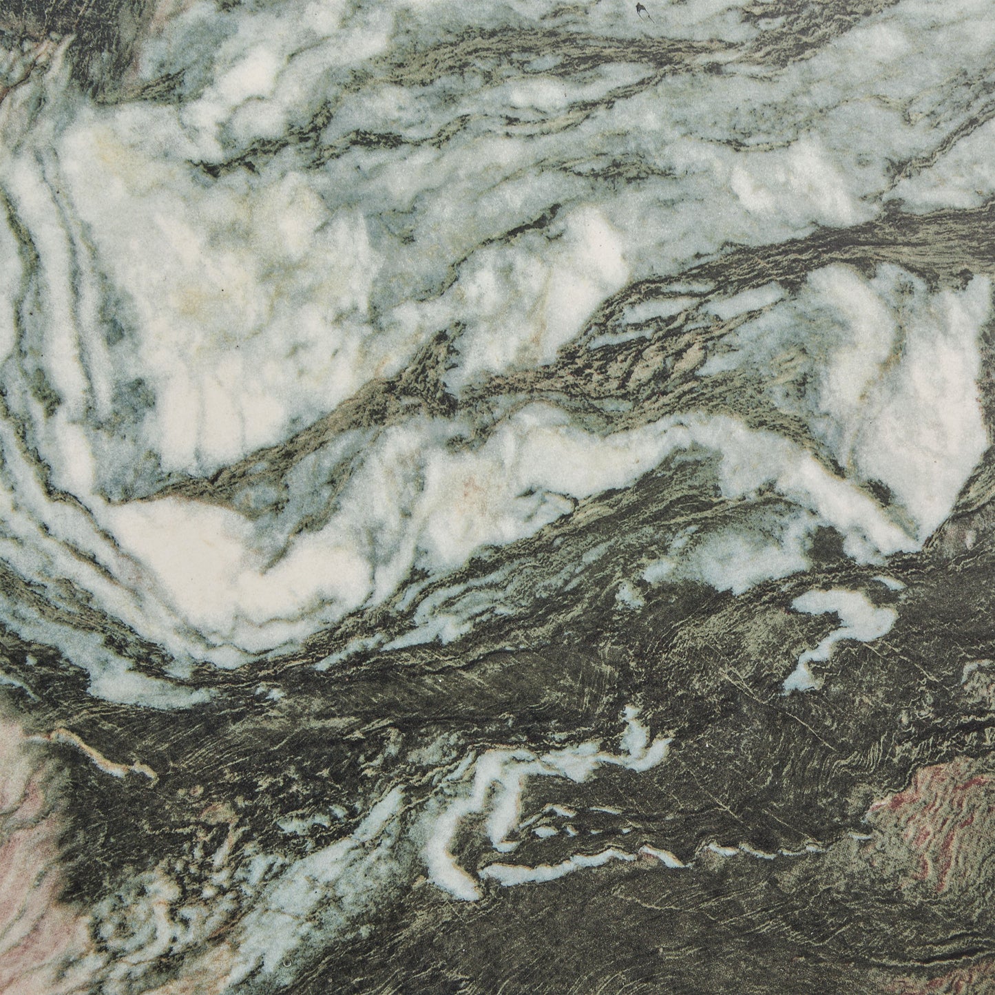 Folda 18" Side Table | Green Marble